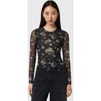 AllSaints Ellie Mesh Ls Tee Vine Black Taille: 8 Manches longues Outlet Femme Le Noir - Publicité AllSaints Ellie Mesh Ls Tee Vine Black Taille: 8 Manches longues Outlet Femme Le Noir - Publicité