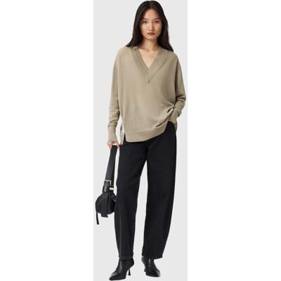 AllSaints Bern Panel V Neck Taupe Grey Taille: S Manches longues Outlet Femme Le Noir - Publicité AllSaints Bern Panel V Neck Taupe Grey Taille: S Manches longues Outlet Femme Le Noir - Publicité