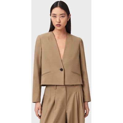 AllSaints Poppy Blazer Sand Brown Taille: 6 Vestes courtes Outlet Femme Marron - Publicité AllSaints Poppy Blazer Sand Brown Taille: 6 Vestes courtes Outlet Femme Marron - Publicité