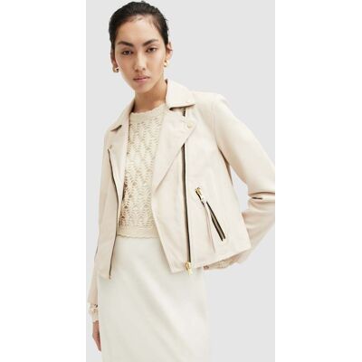 AllSaints Dalby Biker Ivory White Taille: 14 Vestes courtes Outlet Femme Blanche - Publicité AllSaints Dalby Biker Ivory White Taille: 14 Vestes courtes Outlet Femme Blanche - Publicité