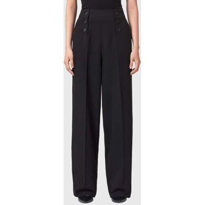 AllSaints Raina Trouser Black Taille: 12 Évasés pantalons Outlet Femme Le Noir - Publicité AllSaints Raina Trouser Black Taille: 12 Évasés pantalons Outlet Femme Le Noir - Publicité
