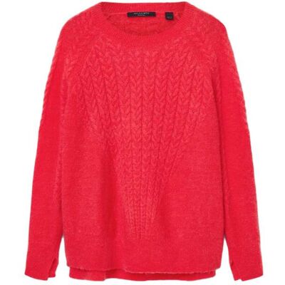 AllSaints Kit Crew Neck Crimson Red Taille: S Pulls en Maille Outlet Femme Rouge - Publicité AllSaints Kit Crew Neck Crimson Red Taille: S Pulls en Maille Outlet Femme Rouge - Publicité