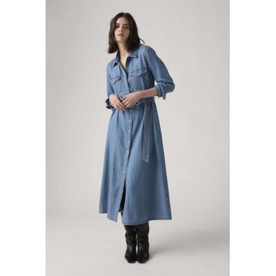 Levis Levi's Quincey Long Sleeve Maxi Dress Taille: XXS Robes Chemises Outlet Femme - Publicité Levis Levi's Quincey Long Sleeve Maxi Dress Taille: XXS Robes Chemises Outlet Femme - Publicité