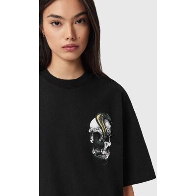 AllSaints Snakehead Etta Tee Washed Black Taille: M Chemises Outlet Femme Le Noir - Publicité AllSaints Snakehead Etta Tee Washed Black Taille: M Chemises Outlet Femme Le Noir - Publicité
