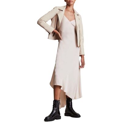 AllSaints Dalby Biker Ivory White Taille: 8 Vestes courtes Outlet Femme Blanche - Publicité AllSaints Dalby Biker Ivory White Taille: 8 Vestes courtes Outlet Femme Blanche - Publicité