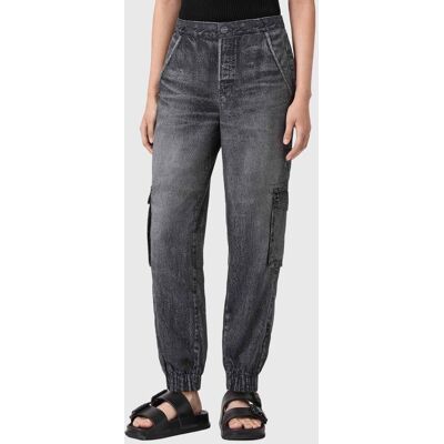 AllSaints Selma Trouser Illusion Black Taille: 8 Pantalons Cargo Outlet Femme Le Noir - Publicité AllSaints Selma Trouser Illusion Black Taille: 8 Pantalons Cargo Outlet Femme Le Noir - Publicité