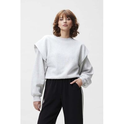 Catwalk Junkie Folded Shoulder Sweater Light Grey Melange Taille: 42 Pulls Outlet Femme Gris - Publicité Catwalk Junkie Folded Shoulder Sweater Light Grey Melange Taille: 42 Pulls Outlet Femme Gris - Publicité
