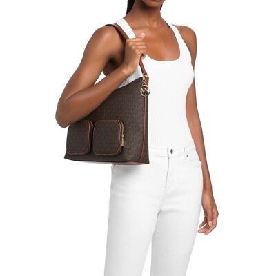 Michael Kors Large Cargo Shoulder Brown Taille: OS Shorts Outlet Femme Marron - Publicité Michael Kors Large Cargo Shoulder Brown Taille: OS Shorts Outlet Femme Marron - Publicité
