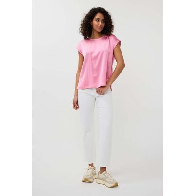 Esqualo Blouse R-neck Satin Look Rose Taille: 36 Chemisiers Outlet Femme Rose - Publicité Esqualo Blouse R-neck Satin Look Rose Taille: 36 Chemisiers Outlet Femme Rose - Publicité