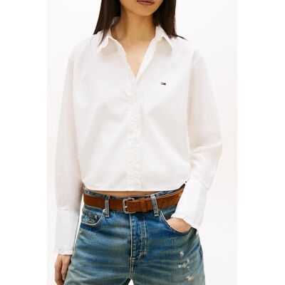 Tommy Hilfiger Tjw Ruffle Femme Shirt Ecru Taille: XS Chemises à boutons Outlet Femme Marron - Publicité Tommy Hilfiger Tjw Ruffle Femme Shirt Ecru Taille: XS Chemises à boutons Outlet Femme Marron - Publicité
