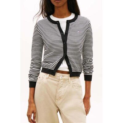 Tommy Hilfiger Tjw Essential Crew Neck Sweater Black Stripe 02 Taille: XL Cardigans Outlet Femme Le Noir - Publicité Tommy Hilfiger Tjw Essential Crew Neck Sweater Black Stripe 02 Taille: XL Cardigans Outlet Femme Le Noir - Publicité