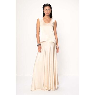VIVEH Kaya Top Champagne Taille: 38 Robes longues Outlet Femme Blanche - Publicité VIVEH Kaya Top Champagne Taille: 38 Robes longues Outlet Femme Blanche - Publicité
