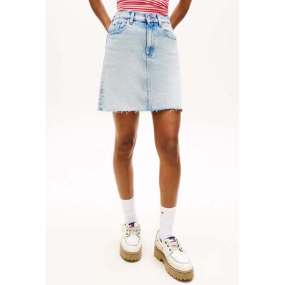 Tommy Hilfiger Mom Uh Skirt Denim Light Taille: S Jupes en jeans Outlet Femme Bleu - Publicité Tommy Hilfiger Mom Uh Skirt Denim Light Taille: S Jupes en jeans Outlet Femme Bleu - Publicité