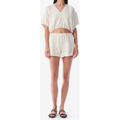 IRO Paris Horoni Short Ecru Taille: 34 Pyjamas Outlet Femme Marron - Publicité IRO Paris Horoni Short Ecru Taille: 34 Pyjamas Outlet Femme Marron - Publicité