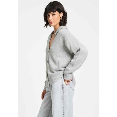 POM Amsterdam Cardigan - Grey Melange Taille: 44 Vestes Outlet Femme Gris - Publicité POM Amsterdam Cardigan - Grey Melange Taille: 44 Vestes Outlet Femme Gris - Publicité