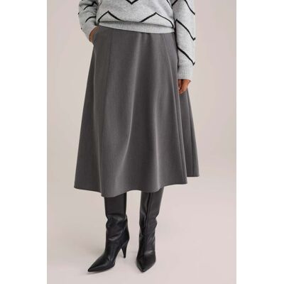 We Fashion Skirt Medium Length Grey Taille: S Jupes Outlet Femme Gris - Publicité We Fashion Skirt Medium Length Grey Taille: S Jupes Outlet Femme Gris - Publicité
