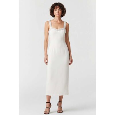 Odd Muse Pearl Midi Dress White Taille: XS Robes Outlet Femme Blanche - Publicité Odd Muse Pearl Midi Dress White Taille: XS Robes Outlet Femme Blanche - Publicité