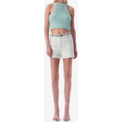 IRO Paris Senda Short White/silver Taille: 34 Shorts de Sport Outlet Femme Blanche - Publicité IRO Paris Senda Short White/silver Taille: 34 Shorts de Sport Outlet Femme Blanche - Publicité