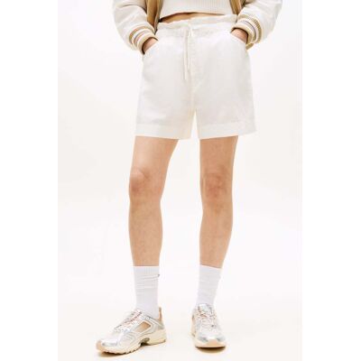 Tommy Hilfiger Tjw Essential Linen Shorts Ecru Taille: XS Shorts de Sport Outlet Femme Blanche - Publicité Tommy Hilfiger Tjw Essential Linen Shorts Ecru Taille: XS Shorts de Sport Outlet Femme Blanche - Publicité