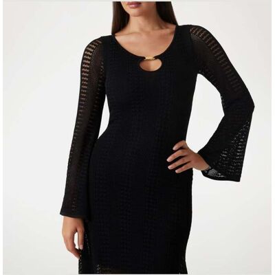 Guess by Marciano GUESS Emma Fit And Flare S Jet Black A996 Taille: 46 Robes Outlet Femme Le Noir - Publicité Guess by Marciano GUESS Emma Fit And Flare S Jet Black A996 Taille: 46 Robes Outlet Femme Le Noir - Publicité