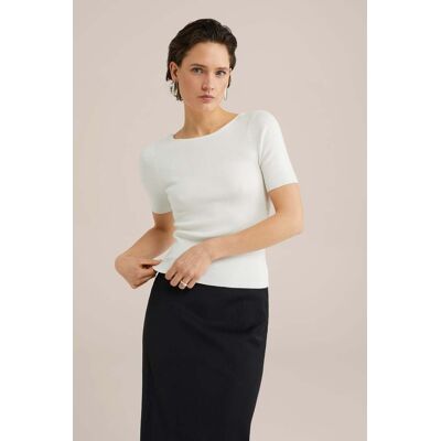We Fashion Knitted Pullover White Taille: M Pulls en Maille Outlet Femme Blanche - Publicité We Fashion Knitted Pullover White Taille: M Pulls en Maille Outlet Femme Blanche - Publicité