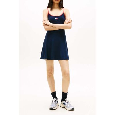Tommy Hilfiger Tjw F&f Strappy Badge Dress Dark Night Navy Taille: L Robes Mini Outlet Femme Le Noir - Publicité Tommy Hilfiger Tjw F&f Strappy Badge Dress Dark Night Navy Taille: L Robes Mini Outlet Femme Le Noir - Publicité