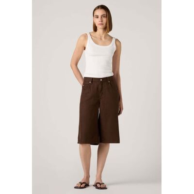 Levis Levi's Super Baggy Long Linen Shorts Taille: W27 Évasés pantalons Outlet Femme Blanche - Publicité Levis Levi's Super Baggy Long Linen Shorts Taille: W27 Évasés pantalons Outlet Femme Blanche - Publicité