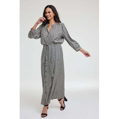 DIDI Blouse Tale Feather Grey With Palette Print Taille: 44 Robes longues Outlet Femme Gris - Publicité DIDI Blouse Tale Feather Grey With Palette Print Taille: 44 Robes longues Outlet Femme Gris - Publicité