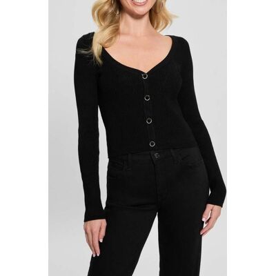 Guess by Marciano GUESS Eco Katelyn Vn Ls Cardi Jet Black A996 Taille: M Cardigans Outlet Femme Le Noir - Publicité Guess by Marciano GUESS Eco Katelyn Vn Ls Cardi Jet Black A996 Taille: M Cardigans Outlet Femme Le Noir - Publicité