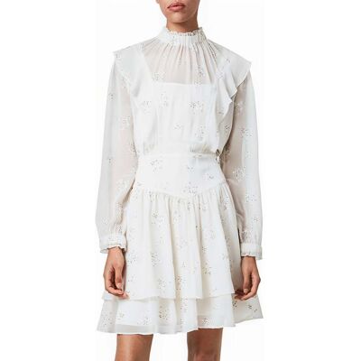 AllSaints Aislyn Ditsy Dress Chalk White Taille: 42 Robes Mini Outlet Femme Blanche - Publicité AllSaints Aislyn Ditsy Dress Chalk White Taille: 42 Robes Mini Outlet Femme Blanche - Publicité