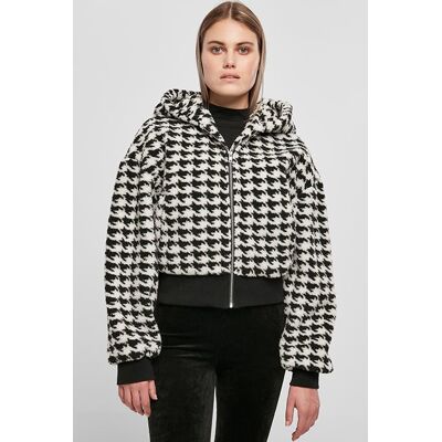 Urban Classics Ladies Short Oversized Aop Sherpa Jacket Blackhoundstooth Taille: XS Manteaux en fausse fourrure Outlet Femme Le Noir - Publicité Urban Classics Ladies Short Oversized Aop Sherpa Jacket Blackhoundstooth Taille: XS Manteaux en fausse fourrure Outlet Femme Le Noir - Publicité