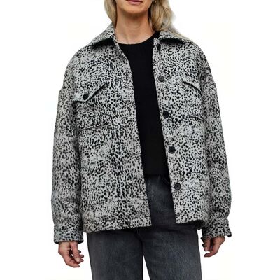 AllSaints Luella Leo Jacket Black/white Taille: 44 Surchemises Outlet Femme Le Noir - Publicité AllSaints Luella Leo Jacket Black/white Taille: 44 Surchemises Outlet Femme Le Noir - Publicité