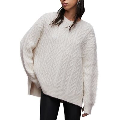 AllSaints Sirius Cable Crew Chalk White Taille: M Pulls en Maille Outlet Femme Blanche - Publicité AllSaints Sirius Cable Crew Chalk White Taille: M Pulls en Maille Outlet Femme Blanche - Publicité