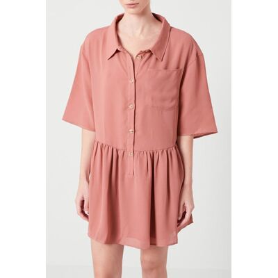 American Vintage Loose Mini Dress Pamplemousse Taille: XS/S Robes Chemises Outlet Femme - Publicité American Vintage Loose Mini Dress Pamplemousse Taille: XS/S Robes Chemises Outlet Femme - Publicité