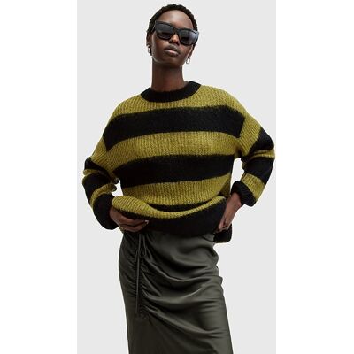 AllSaints Onyx Jumper Black/green Taille: M Pulls en Maille Outlet Femme Le Noir - Publicité AllSaints Onyx Jumper Black/green Taille: M Pulls en Maille Outlet Femme Le Noir - Publicité