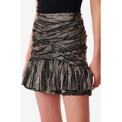 IRO Paris Dustan Black/gold Taille: XS Mini Jupes Outlet Femme Le Noir - Publicité IRO Paris Dustan Black/gold Taille: XS Mini Jupes Outlet Femme Le Noir - Publicité