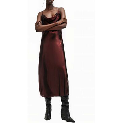 AllSaints Hadley Dress Metallic Red Taille: 10 Robes Outlet Femme Rouge - Publicité AllSaints Hadley Dress Metallic Red Taille: 10 Robes Outlet Femme Rouge - Publicité