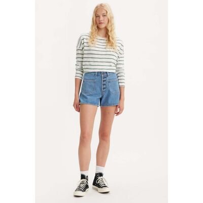 Levis Levi's 80's Patch Pocket Mom Shorts Taille: W23 Shorts de Sport Outlet Femme - Publicité Levis Levi's 80's Patch Pocket Mom Shorts Taille: W23 Shorts de Sport Outlet Femme - Publicité