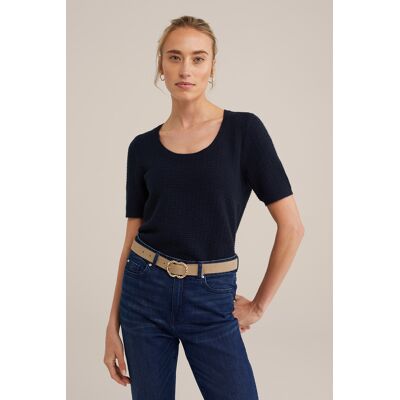 We Fashion Knitted Pullover Navy Blue Taille: S Pulls en Maille Outlet Femme Bleu - Publicité We Fashion Knitted Pullover Navy Blue Taille: S Pulls en Maille Outlet Femme Bleu - Publicité