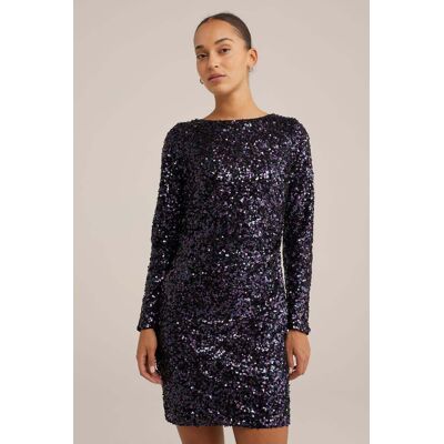 We Fashion Dress Mid Length Dark Purple Taille: XS Robes Mini Outlet Femme Le Noir - Publicité We Fashion Dress Mid Length Dark Purple Taille: XS Robes Mini Outlet Femme Le Noir - Publicité