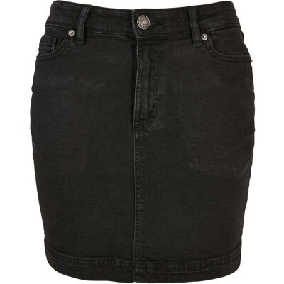 Urban Classics Ladies Organic Stretch Denim Mini Skirt Black Washed Taille: 30 Jupes en jeans Outlet Femme Bleu - Publicité Urban Classics Ladies Organic Stretch Denim Mini Skirt Black Washed Taille: 30 Jupes en jeans Outlet Femme Bleu - Publicité