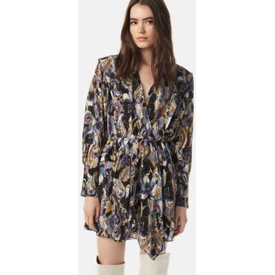 IRO Paris Damie Dress Black/purple Taille: XS Robes Mini Outlet Femme Le Noir - Publicité IRO Paris Damie Dress Black/purple Taille: XS Robes Mini Outlet Femme Le Noir - Publicité