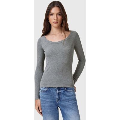 AllSaints Rina Ls Scoop Neck Charcoal Marl Taille: 2 Manches longues Outlet Femme Le Noir - Publicité AllSaints Rina Ls Scoop Neck Charcoal Marl Taille: 2 Manches longues Outlet Femme Le Noir - Publicité