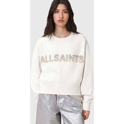AllSaints Separo Pearl Sweat Optic White Taille: XS Pulls Outlet Femme Blanche - Publicité AllSaints Separo Pearl Sweat Optic White Taille: XS Pulls Outlet Femme Blanche - Publicité