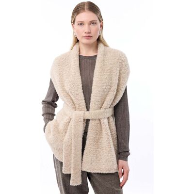Knit-ted Knitted Jemma Cardigan Sand Taille: L Cardigans Outlet Femme Marron - Publicité Knit-ted Knitted Jemma Cardigan Sand Taille: L Cardigans Outlet Femme Marron - Publicité