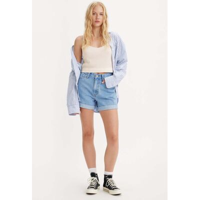 Levis Levi's 80's Mom Shorts Med Indigo Taille: W23 Shorts de Sport Outlet Femme Bleu - Publicité Levis Levi's 80's Mom Shorts Med Indigo Taille: W23 Shorts de Sport Outlet Femme Bleu - Publicité