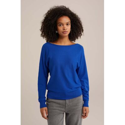 We Fashion Knitted Pullover Cobalt Blue Taille: XS Pulls Outlet Femme Bleu - Publicité We Fashion Knitted Pullover Cobalt Blue Taille: XS Pulls Outlet Femme Bleu - Publicité