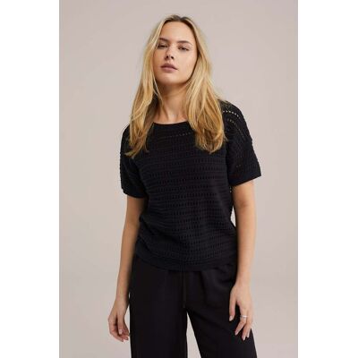 We Fashion Knitted Pullover Black Taille: XS Pulls en Maille Outlet Femme Le Noir - Publicité We Fashion Knitted Pullover Black Taille: XS Pulls en Maille Outlet Femme Le Noir - Publicité