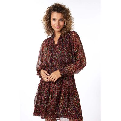 Esqualo Dress Short Chiffon Rewilding Print Taille: 40 Robes Mini Outlet Femme - Publicité Esqualo Dress Short Chiffon Rewilding Print Taille: 40 Robes Mini Outlet Femme - Publicité