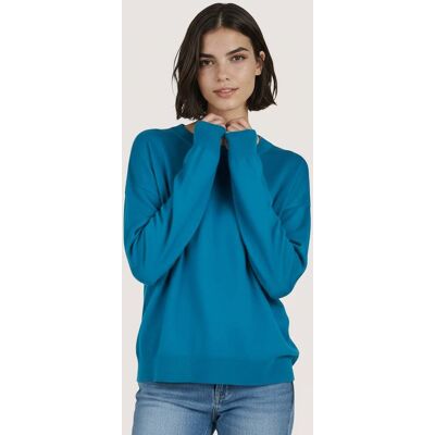 Esqualo Sweater Boxy Basic Knit Petrol Taille: XL Pulls Outlet Femme - Publicité Esqualo Sweater Boxy Basic Knit Petrol Taille: XL Pulls Outlet Femme - Publicité